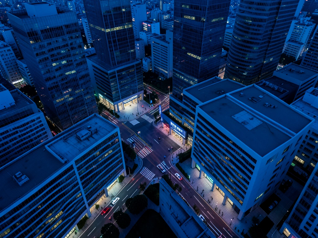 서울 행정 지구의 인프라 전경