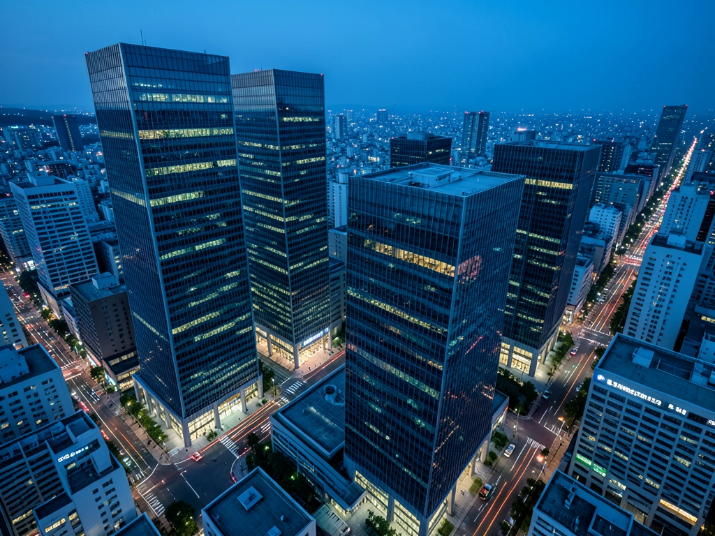 서울 종로구 행정 지구 전경